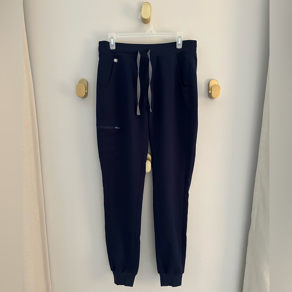 Figs Zamora Jogger Scrub Pants - Navy - Size Small/Tall